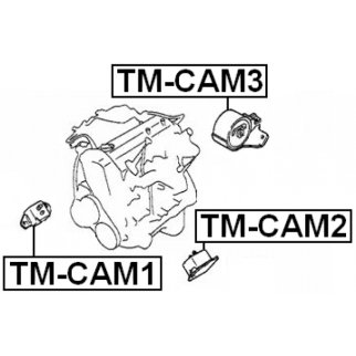 Опора двигателя правая FEBEST TM-CAM1 фото 2