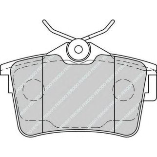 Колодки тормозные к-кт FERODO FDB4250 фото