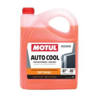 Motul AUTO COOL OPTIMAL (5L)_антифриз! оранжевый -37C, флуоресцентный готовый, G12, G12+ фото
