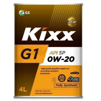 Масло моторное KIXX G1 0W-20 синтетическое 4 л L215044TE1 фото