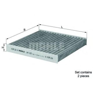 Фильтр салона KNECHT LAK 630S фото