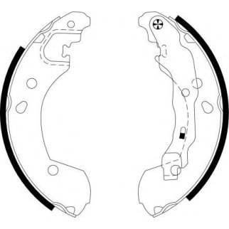 Колодки барабанные к-кт TEXTAR 91062600 фото