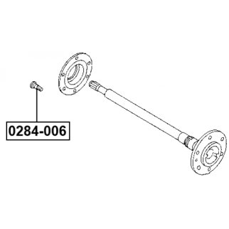 Шпилька колесная FEBEST 0284-006 фото 2