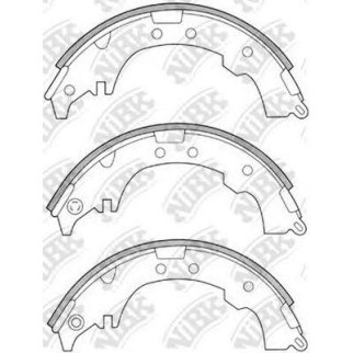 Колодки барабанные к-кт NiBK FN2339 фото