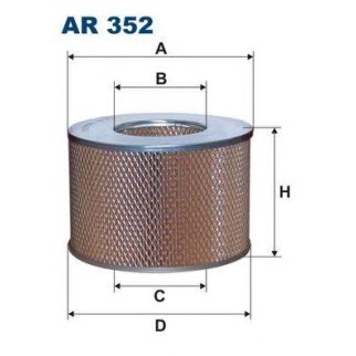 Фильтр воздушный FILTRON AR 352 фото
