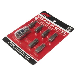 Набор вставок 1/2" торкс Т25-55 7пр. JTC фото 1