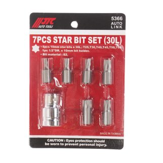 Набор вставок 1/2" торкс Т25-55 7пр. JTC фото