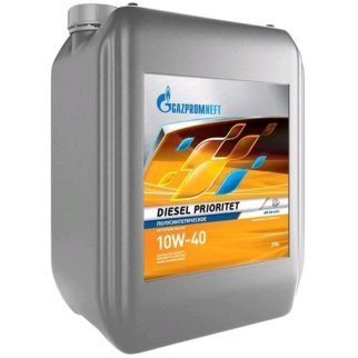 Масло моторное Gazpromneft Diesel Prioritet 10W-40 полусинтетическое 20 л 2389901220/2389907377 фото