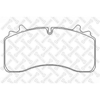 85-11427-SX_колодки дисковые !с р/к 29162 22.5  SAF SKRB 9022WI Wabco Integral фото