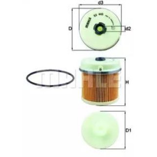 Фильтр топливный MAHLE KX 445 D фото