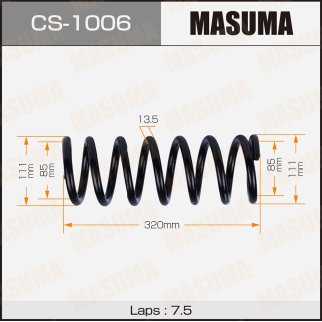 Пружина передняя TOYOTA CHASER MASUMA CS-1006 фото