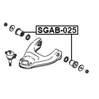 Сайлентблок нижнего переднего рычага фото 2