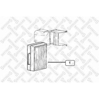 Фильтр воздушный кабины l165 b223 h68 SCANIA STELLOX 8711803_SX фото