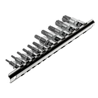 Набор головок торцевых с насадкой TORX 1/4-3/8", T10H-T60H 11шт JTC фото