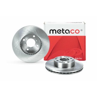 Диск тормозной передний вентилируемый metaco 3050-133 фото 2