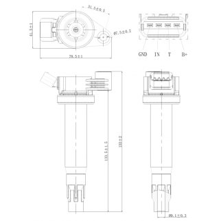 Катушка зажигания FEBEST 01640-010 фото 2