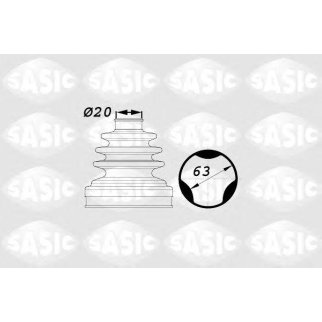 Пыльник ШРУСа внутр. пер SASIC 1900003 фото