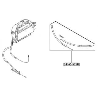 Трос ручного тормоза kit фото 2