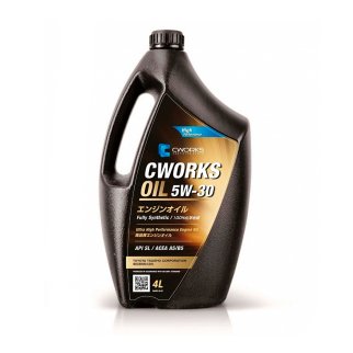 Масло моторное CWORKS OIL A5/B5 5W-30 синтетическое 4л. фото