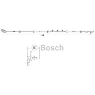 Датчик ABS передний левый BOSCH 0 265 007 463 фото