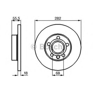 Диск тормозной BOSCH 0 986 478 870 фото