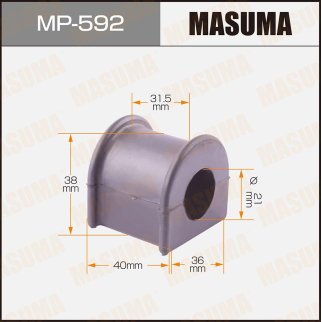 Втулка переднего стабилизатора Masuma MP-592 фото