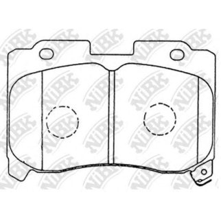 Колодки тормозные TOYOTA Celica (81-85) передние (4шт.) NIBK фото