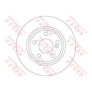 Диск тормозной задний TRW DF6376 фото