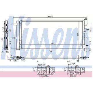 Радиатор кондиционера Nissens 940626 фото