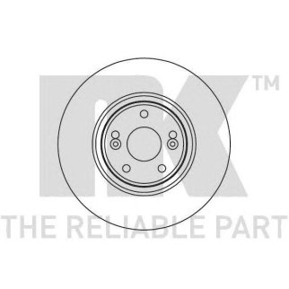 Диск тормозной передний (308x28mm) / RENAULT Laguna-II 01~ фото