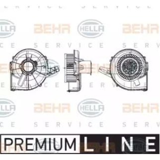 Вентилятор отопителя Hella 8EW 009 157-131 фото