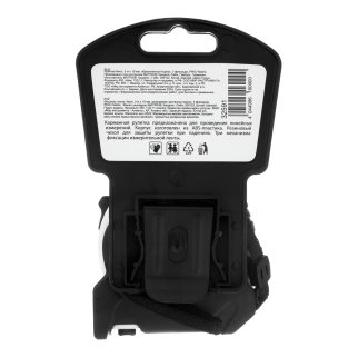 Рулетка Neon, 5 м x 19 мм, обрезиненный корпус, 3 фиксации, PRO// Matrix фото 1