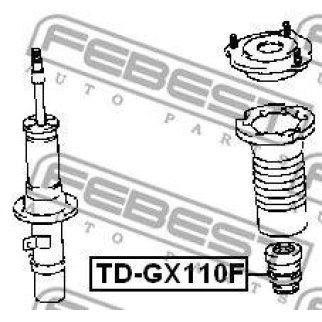 Отбойник амортизатора FEBEST TD-GX110F фото