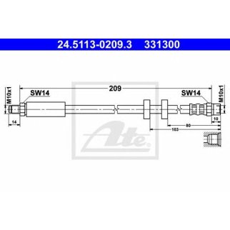 Шланг тормозной фото