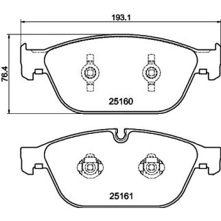 Колодки торм. для а/м Audi A8 (10-)/Q5 (15-) диск. перед. TRIALLI PF 4171 фото 3