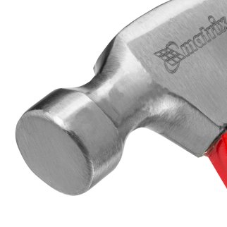 MATRIX 10444 Молоток-гвоздодер 250г мини, фибергласовая рукоятка фото 3