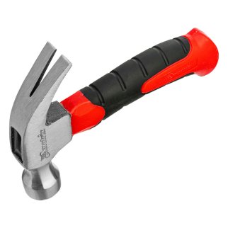 MATRIX 10444 Молоток-гвоздодер 250г мини, фибергласовая рукоятка фото