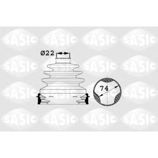 SAS1904005_к-кт пыльника ШРУСа внутреннего! Renault Scenic 2.0DCi 05> фото