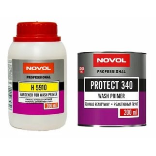 Грунт NOVOL PROTECT 340 реактивный 0,2л+отвердитель 0,2л фото