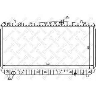 Радиатор основной Stellox 10-25191-SX фото