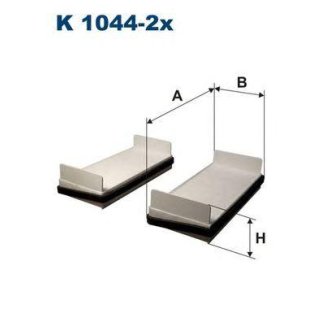 Фильтр салона FILTRON K 1044-2X фото