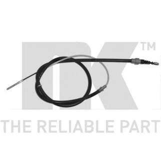 904783_трос ручника л.+п.! VW Golf/Vento 95-97 фото