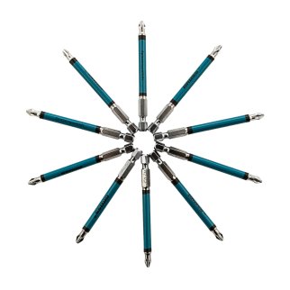 Набор бит PH2х90 сталь S2, (10шт) GROSS фото 3