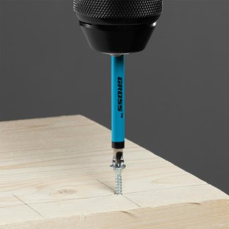 Набор бит PH2х90 сталь S2, (10шт) GROSS фото 5