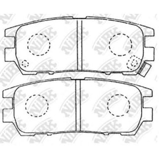 Колодки тормозные к-кт NiBK PN3280 фото