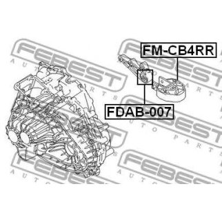 Подушка двигателя задняя фото