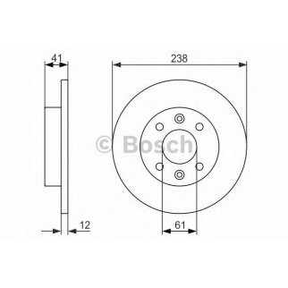 Тормозной диск = 0 986 478 105 фото