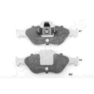 Колодки тормозные передние к-кт Japanparts PA-302AF фото