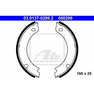 Колодки ручного тормоза к-кт ATE 03.0137-0299.2 фото