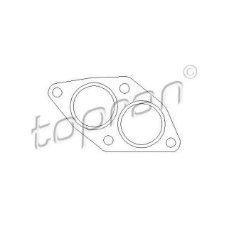 Прокладка приемной трубы глушителя topran 107205685 фото
